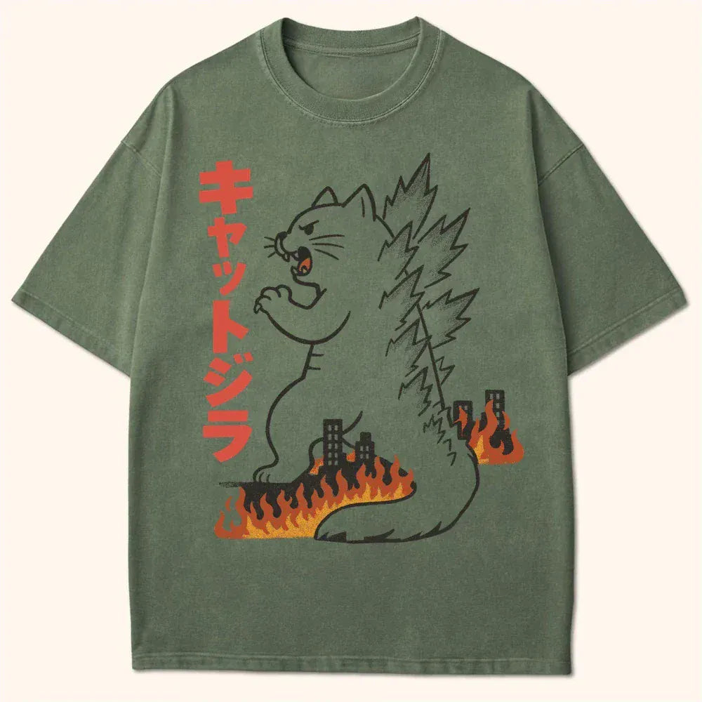 Kyattojira Final Wars T-Shirt Moss / S 21519236187867393592 T-Shirt