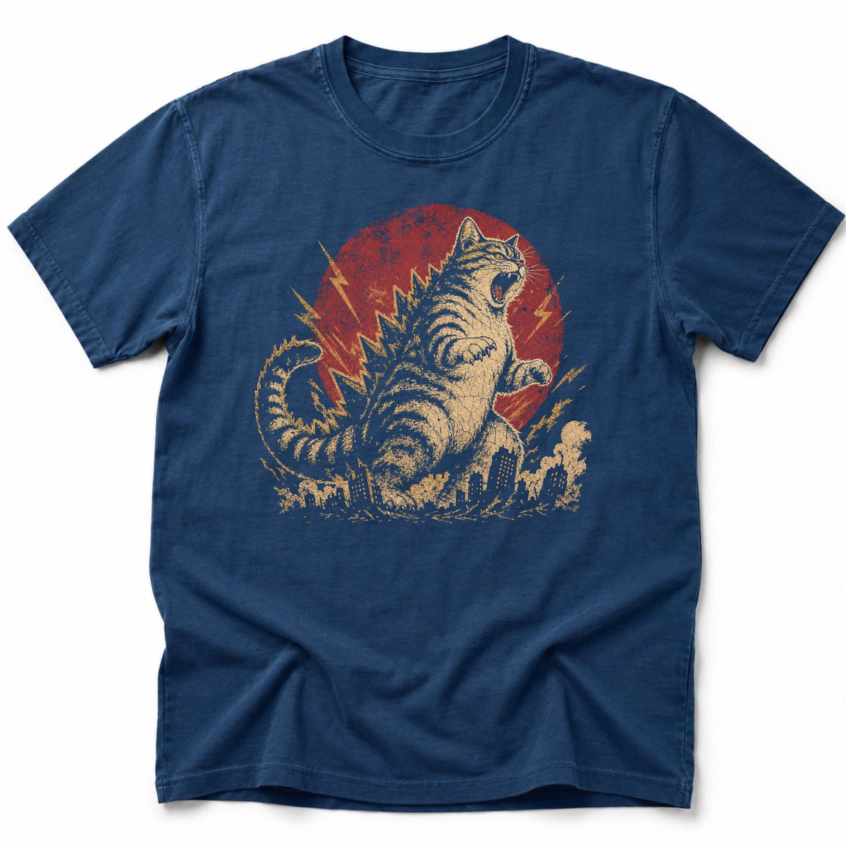 Kyattojira Force T-Shirt Navy / S 16898661761642930887 T-Shirt