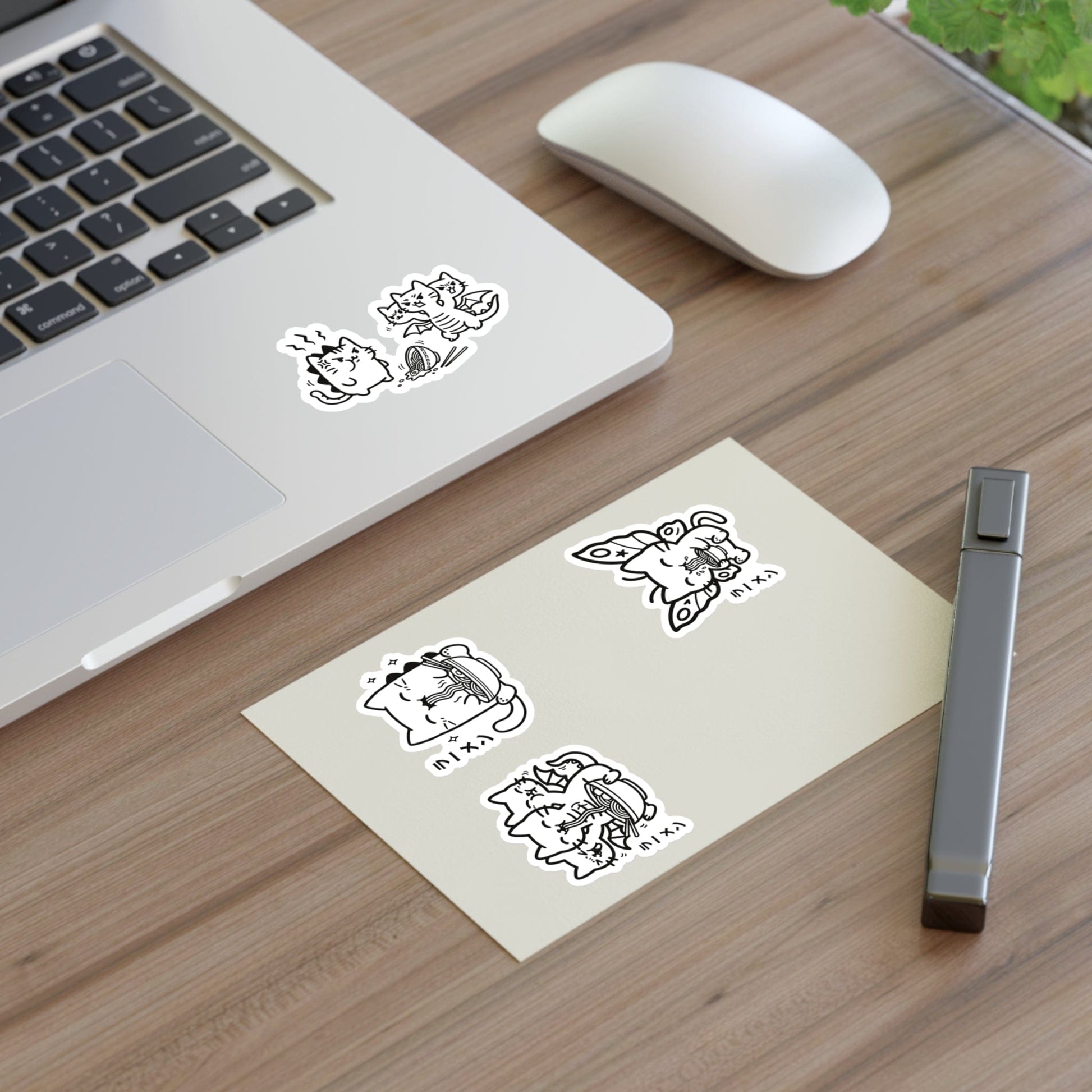 🍜 Kyattojira & Friends — Ramen Time Sticker Pack 1 Paper products