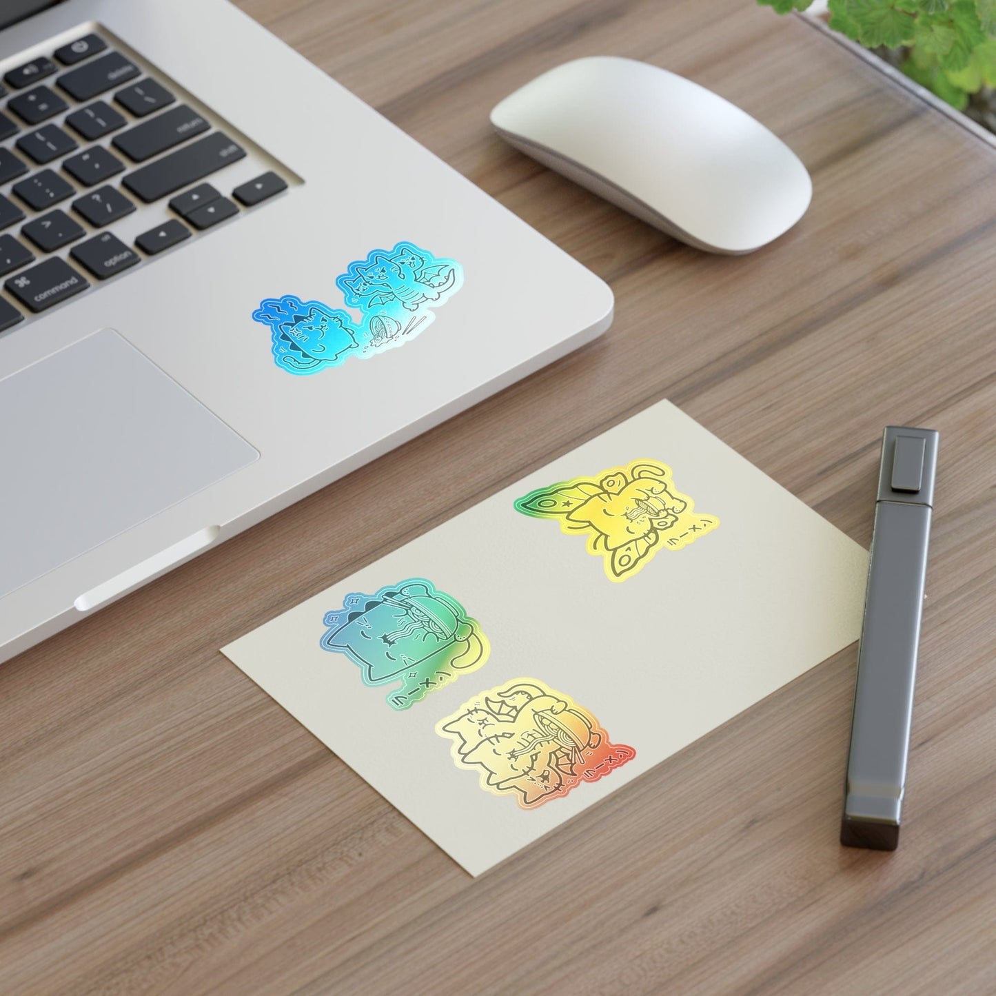 🍜 Kyattojira & Friends — Ramen Time Sticker Pack 1 Paper products