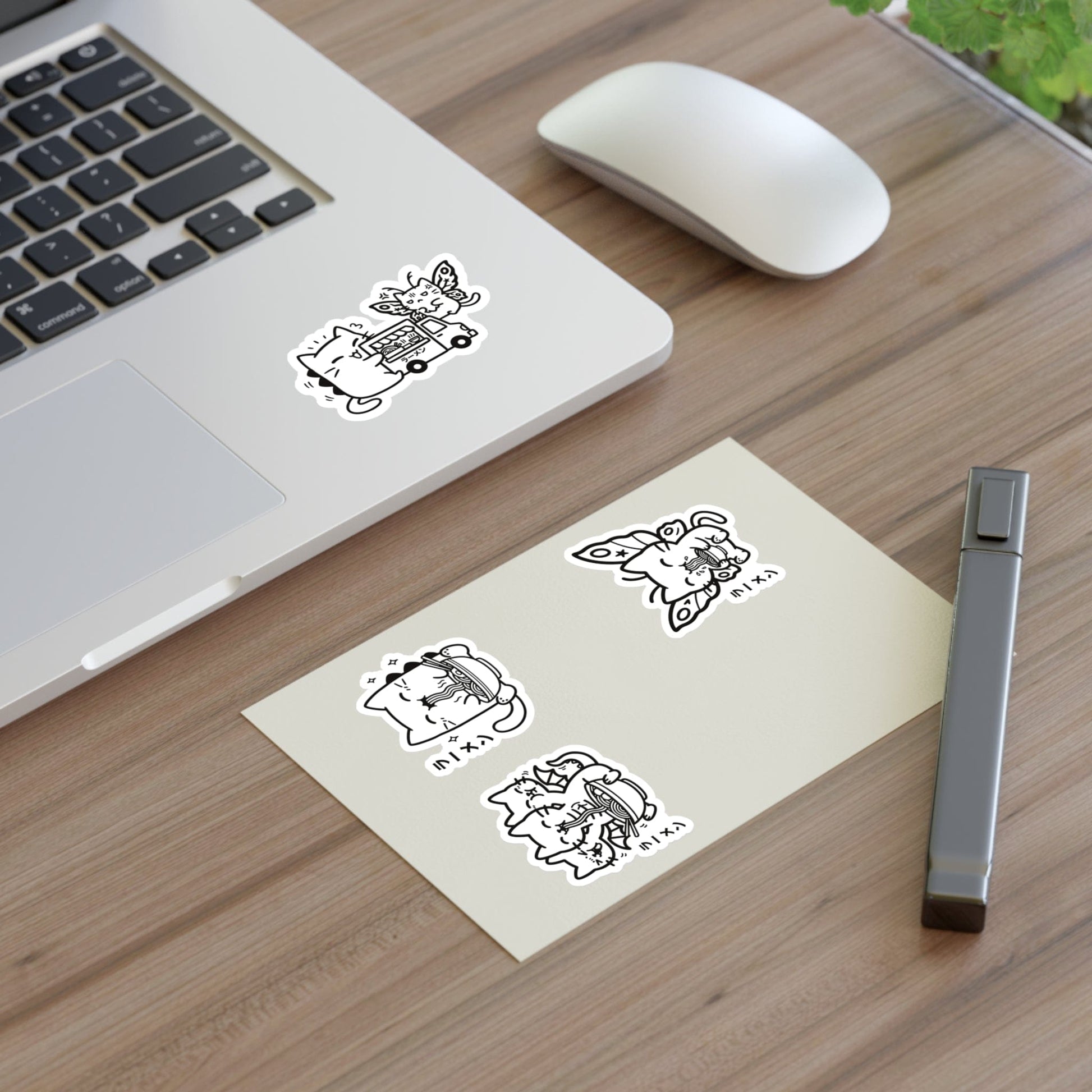 🍜 Kyattojira & Friends — Ramen Time Sticker Pack 2 Paper products
