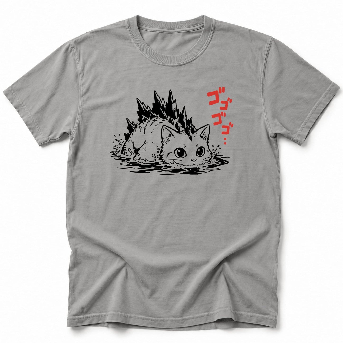 Kyattojira Go Go Go T-Shirt Grey / S 25488057160148875202 T-Shirt