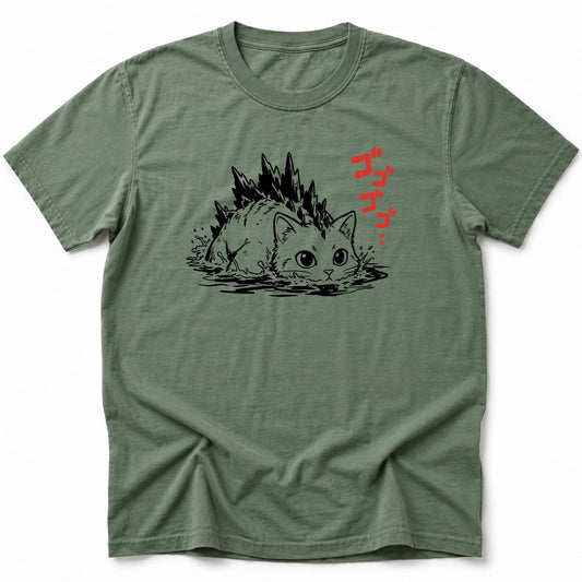 Kyattojira Go Go Go T-Shirt Moss / S 10246206233749159429 T-Shirt