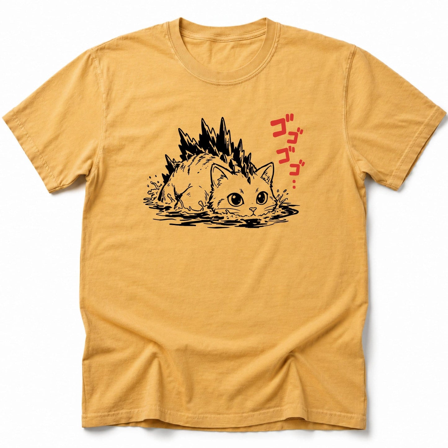 Kyattojira Go Go Go T-Shirt Mustard / S 26183475125587979820 T-Shirt