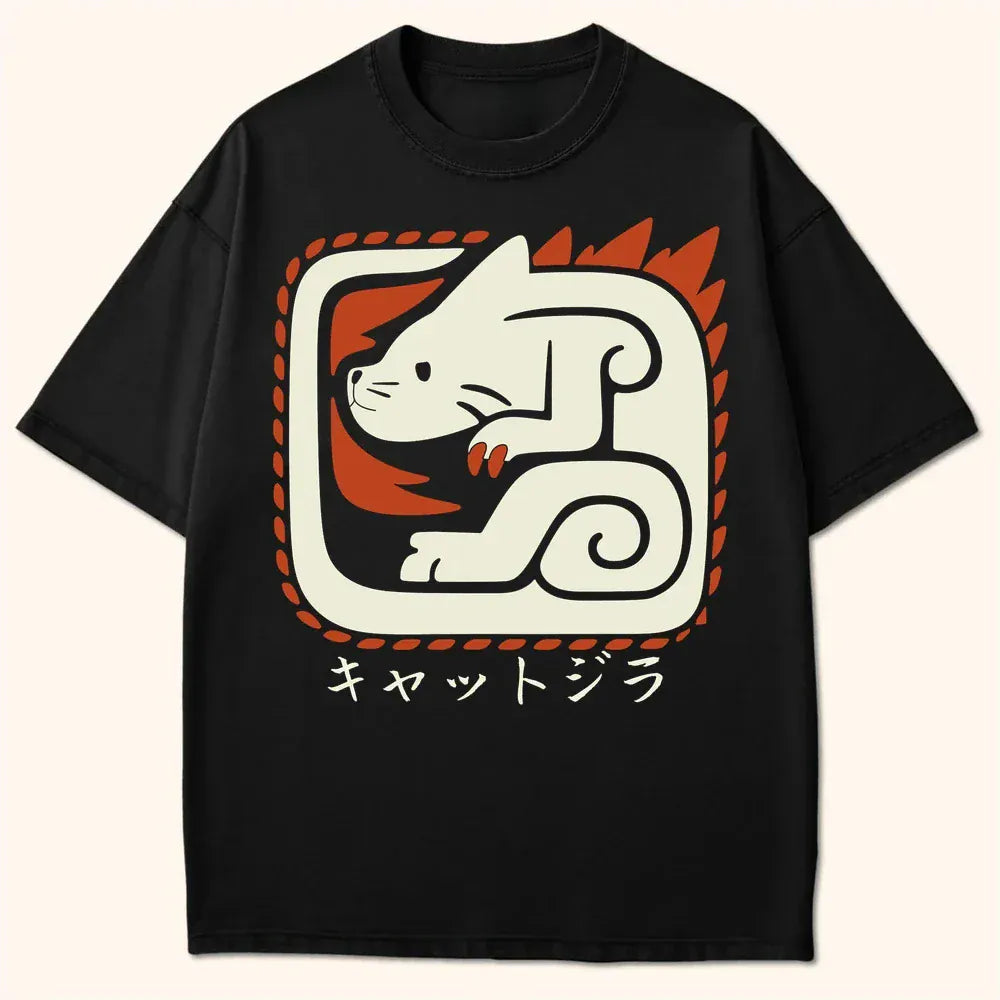 Kyattojira Guardian T-Shirt Black / S 87283963713472331385 T-Shirt