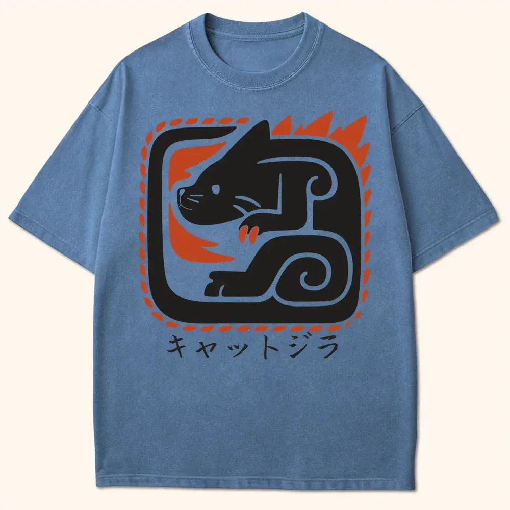 Kyattojira Guardian T-Shirt Blue Jean / S 25951324407667607079 T-Shirt