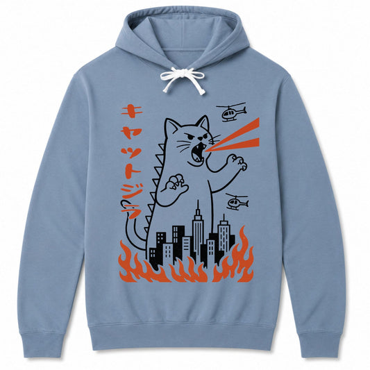 Kyattojira Hoodie Blue Jean / S 19984739801911501074 Hoodie
