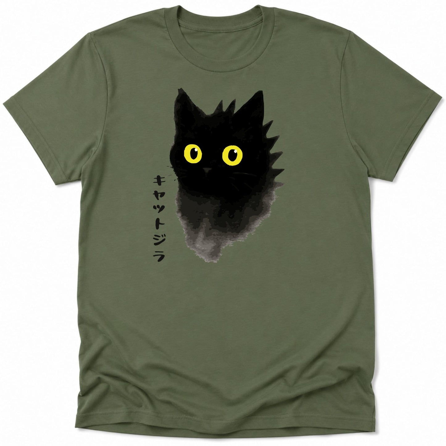 Kyattojira Inked Everyday Softstyle Tee Military Green / S 46567192671121701065 T-Shirt
