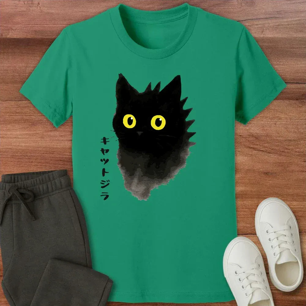 Kyattojira Inked Kids Tee Kelly / S 49088433701007731971 Kids clothes