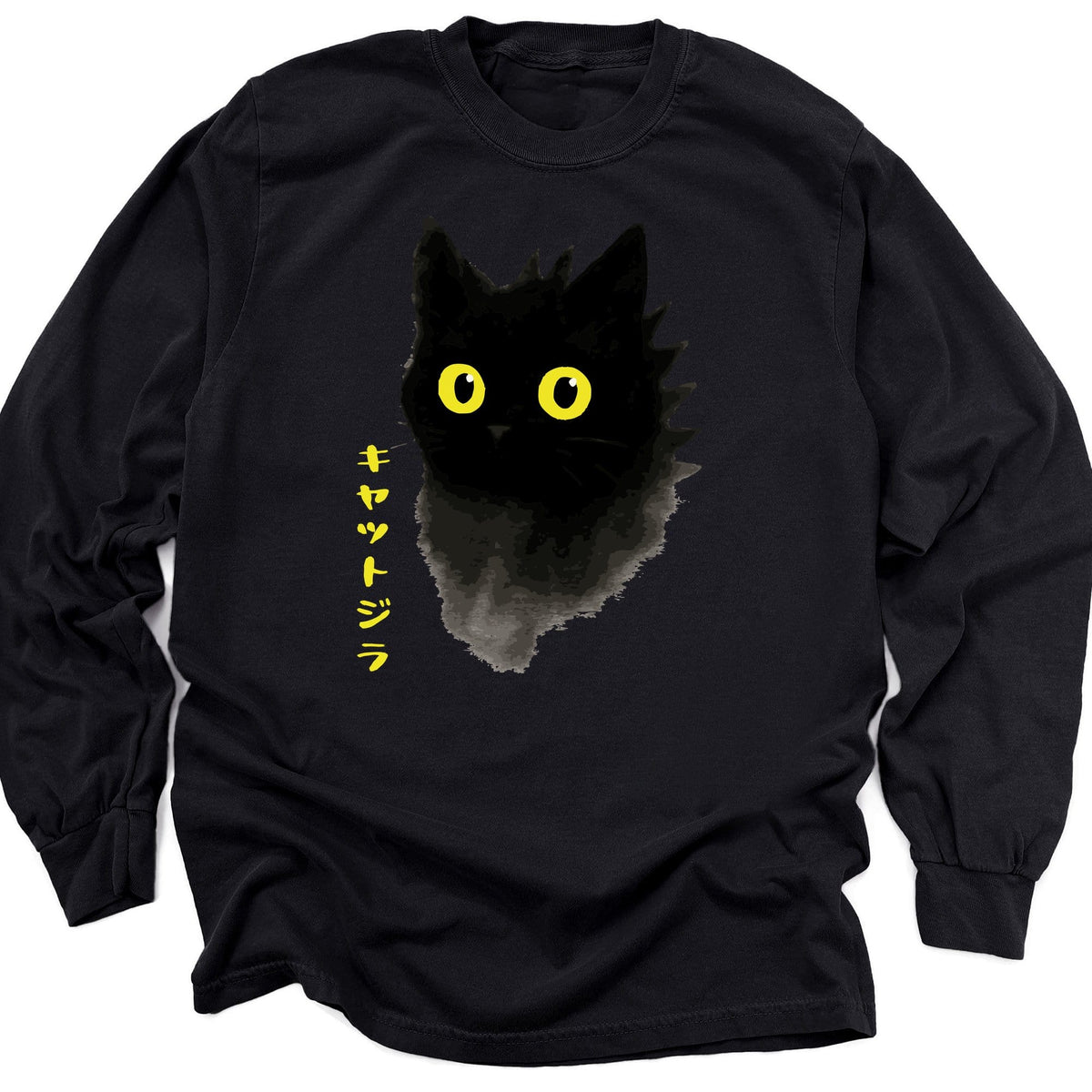 Kyattojira Inked Long Sleeve Black / M 14432416173301944537 Long-sleeve