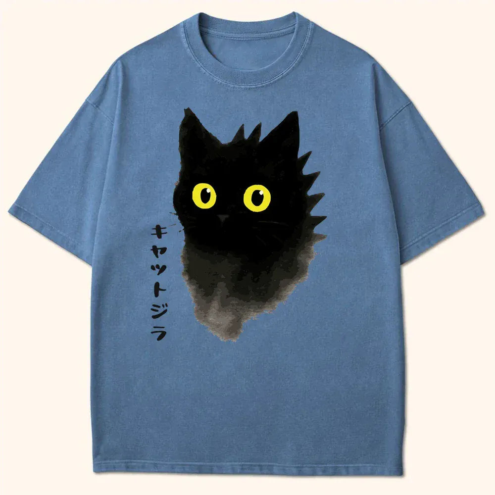 Kyattojira Inked T-Shirt Blue Jean / S 64318679020698888413 T-Shirt