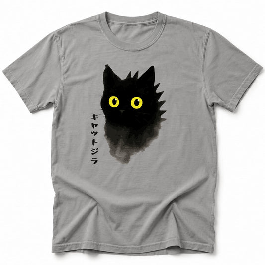 Kyattojira Inked T-Shirt Grey / S 18758643036744167043 T-Shirt