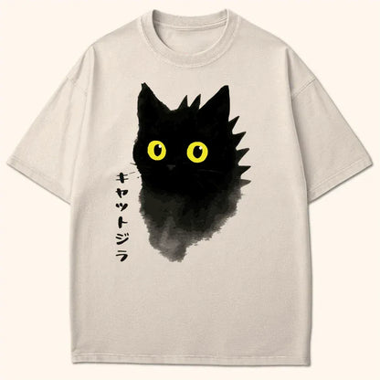 Kyattojira Inked T-Shirt Ivory / S 16688735139621836408 T-Shirt