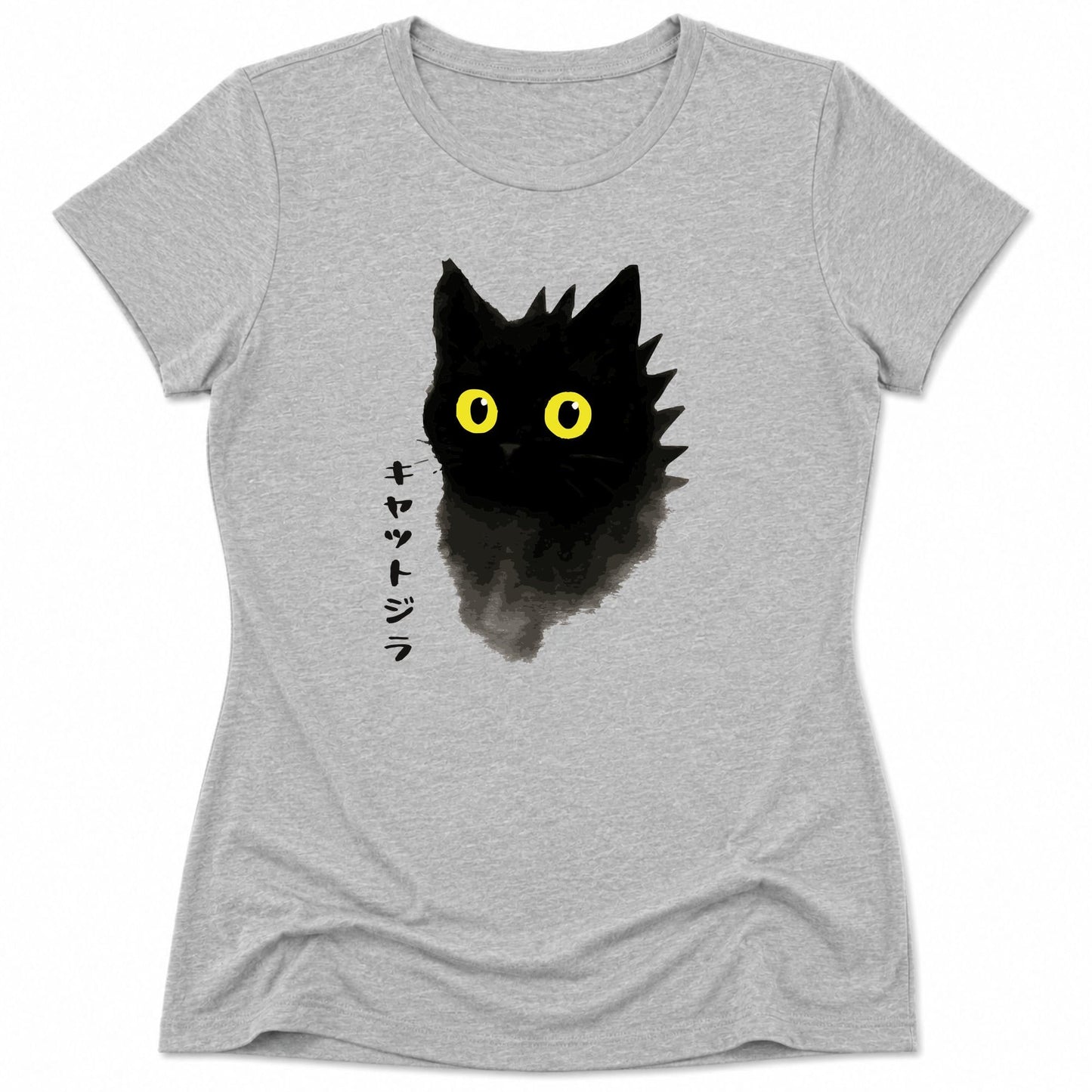 Kyattojira Inked Womens Tee Athletic Heather / S 88858936574343742121 T-Shirt