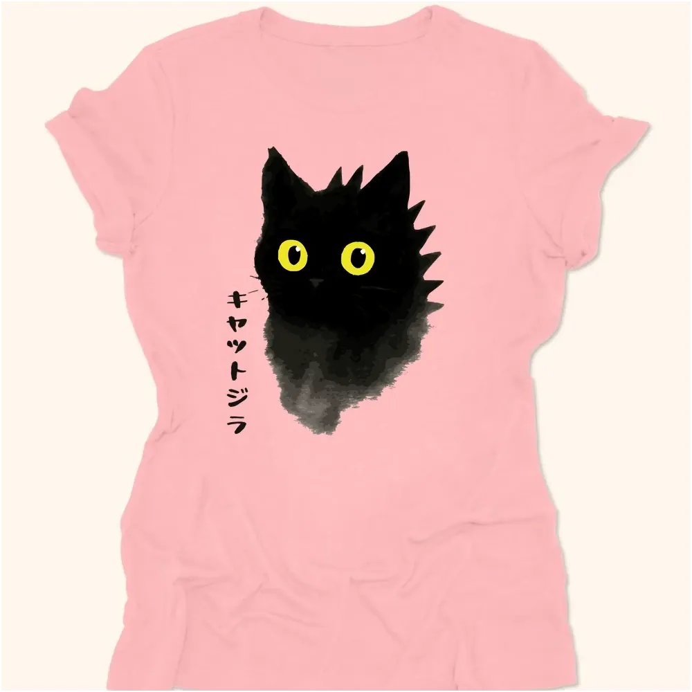Kyattojira Inked Womens Tee Pink / S 89467359065662406517 T-Shirt