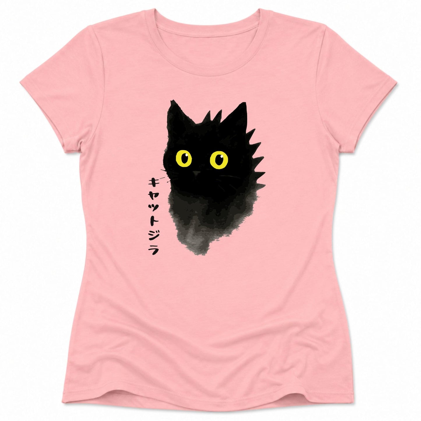 Kyattojira Inked Womens Tee Pink / S 89467359065662406517 T-Shirt
