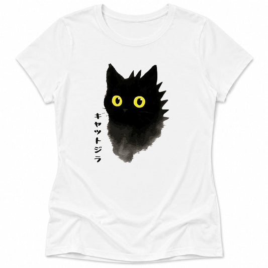 Kyattojira Inked Womens Tee White / S 19181165734112268450 T-Shirt