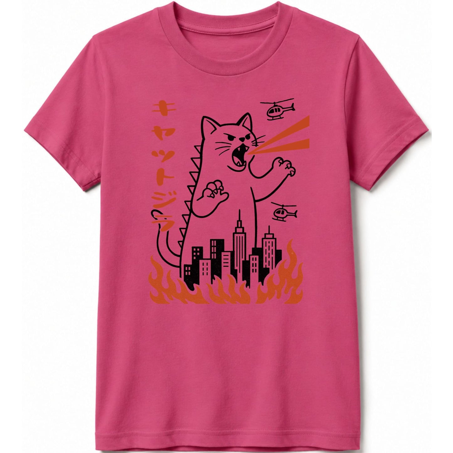 Kyattojira Kids Tee Berry / S 20285550605341388024 Kids clothes