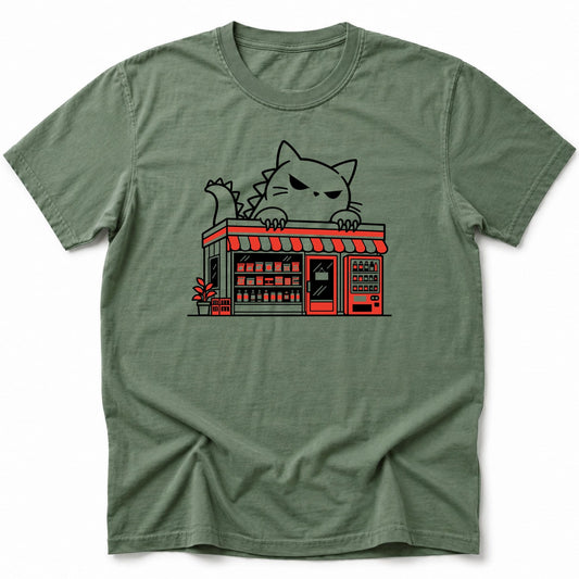 Kyattojira Konbini T-Shirt Moss / S 28778164729716621062 T-Shirt