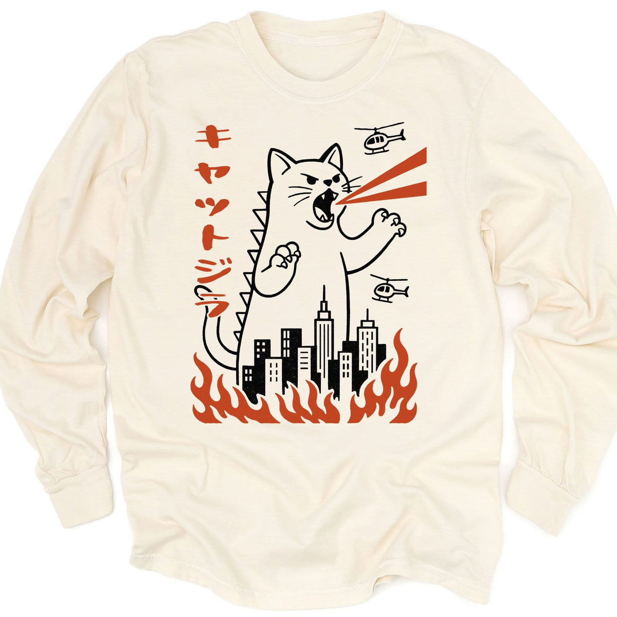 Kyattojira Long Sleeve Ivory / S 31281836149192248063 Long-sleeve