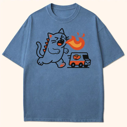 Kyattojira Loves Spicy Ramen T-Shirt Blue Jean / S 43879863520036773076 T-Shirt