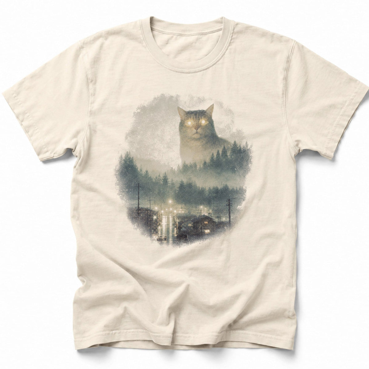 Kyattojira Mist T-Shirt Ivory / S 21146172724853291987 T-Shirt