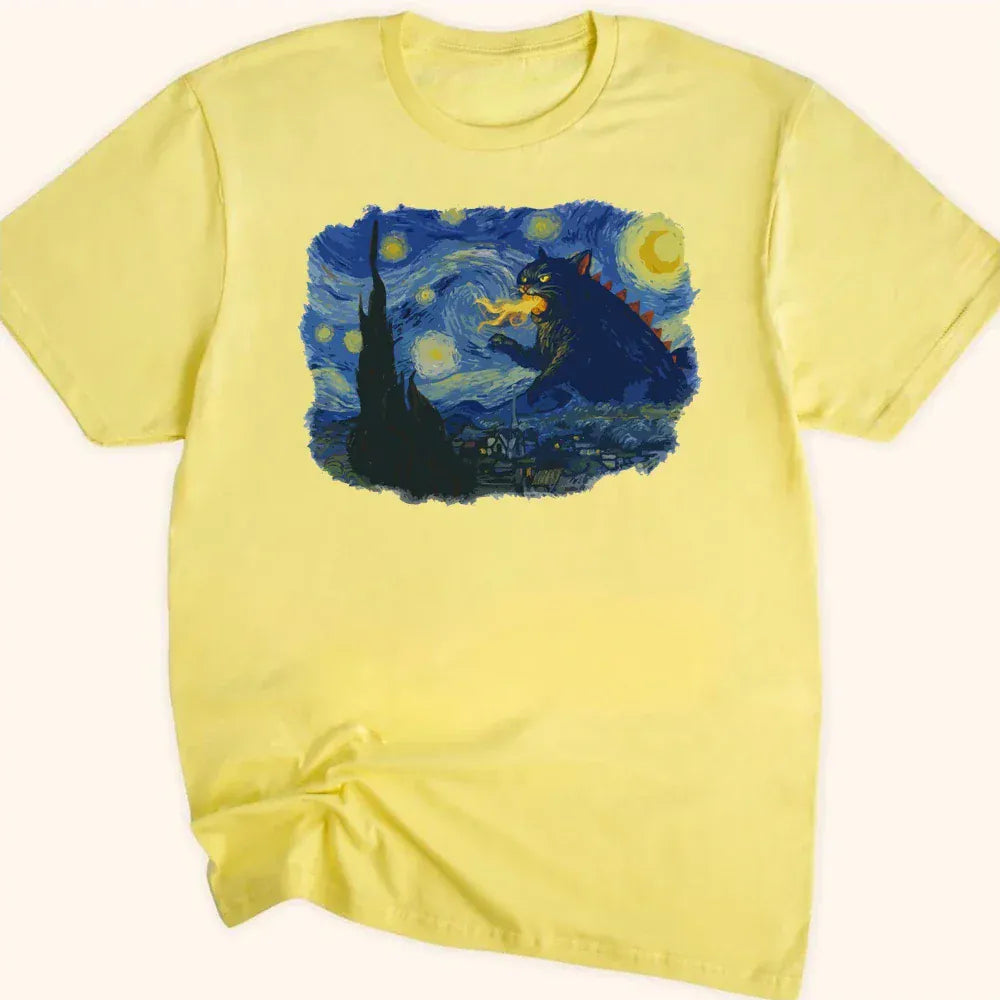 Kyattojira Night Everyday Softstyle Tee Cornsilk / S 45115574649747882902 T-Shirt