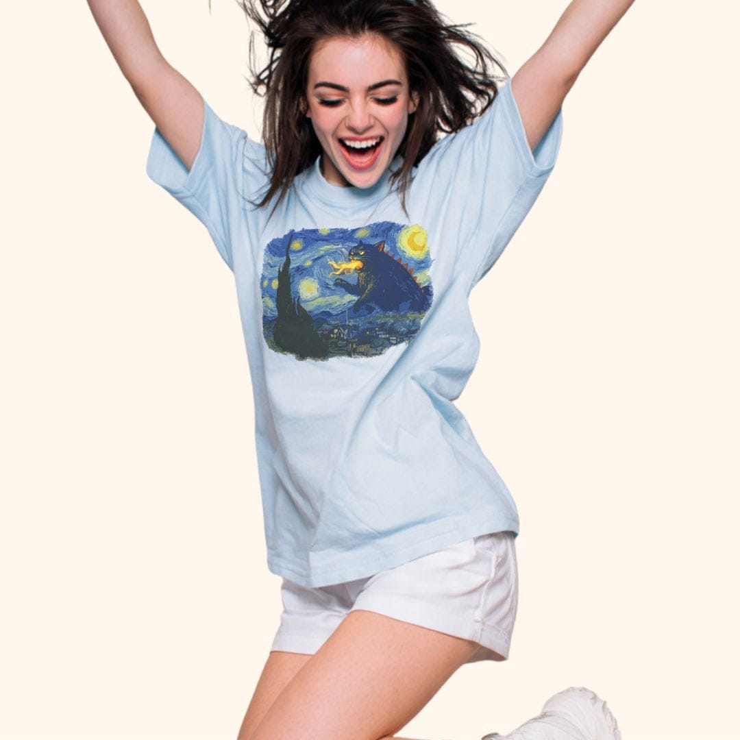 Kyattojira Night Everyday Softstyle Tee T-Shirt