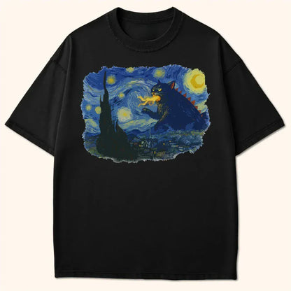 Kyattojira Night T-Shirt Black / S 61469135111590521090 T-Shirt