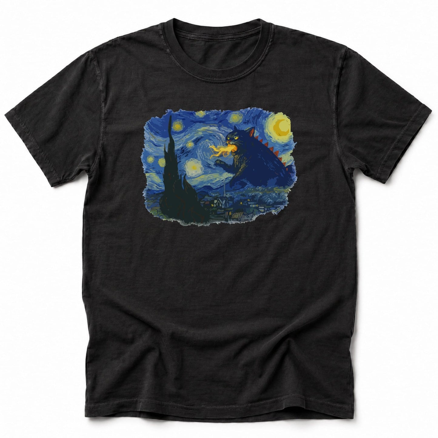 Kyattojira Night T-Shirt Black / S 61469135111590521090 T-Shirt