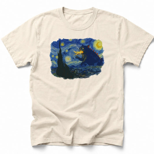Kyattojira Night T-Shirt Ivory / S 15579456793453544102 T-Shirt