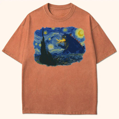 Kyattojira Night T-Shirt Yam / S 15405243731930340241 T-Shirt