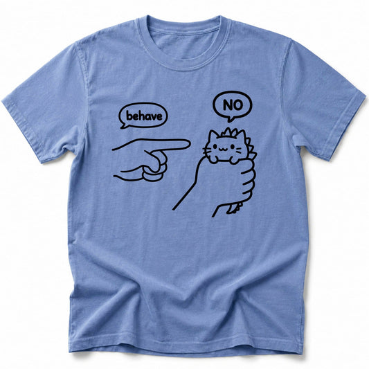 Kyattojira No Behave T-Shirt Blue Jean / S 89872786804821977965 T-Shirt
