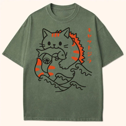 Kyattojira Of The Sea T-Shirt Moss / S 40863763205717548463 T-Shirt