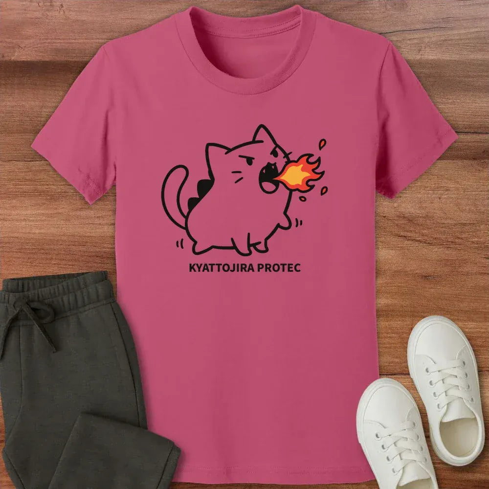 Kyattojira Protec Kids Tee Berry / S 43328987922781678410 Kids clothes