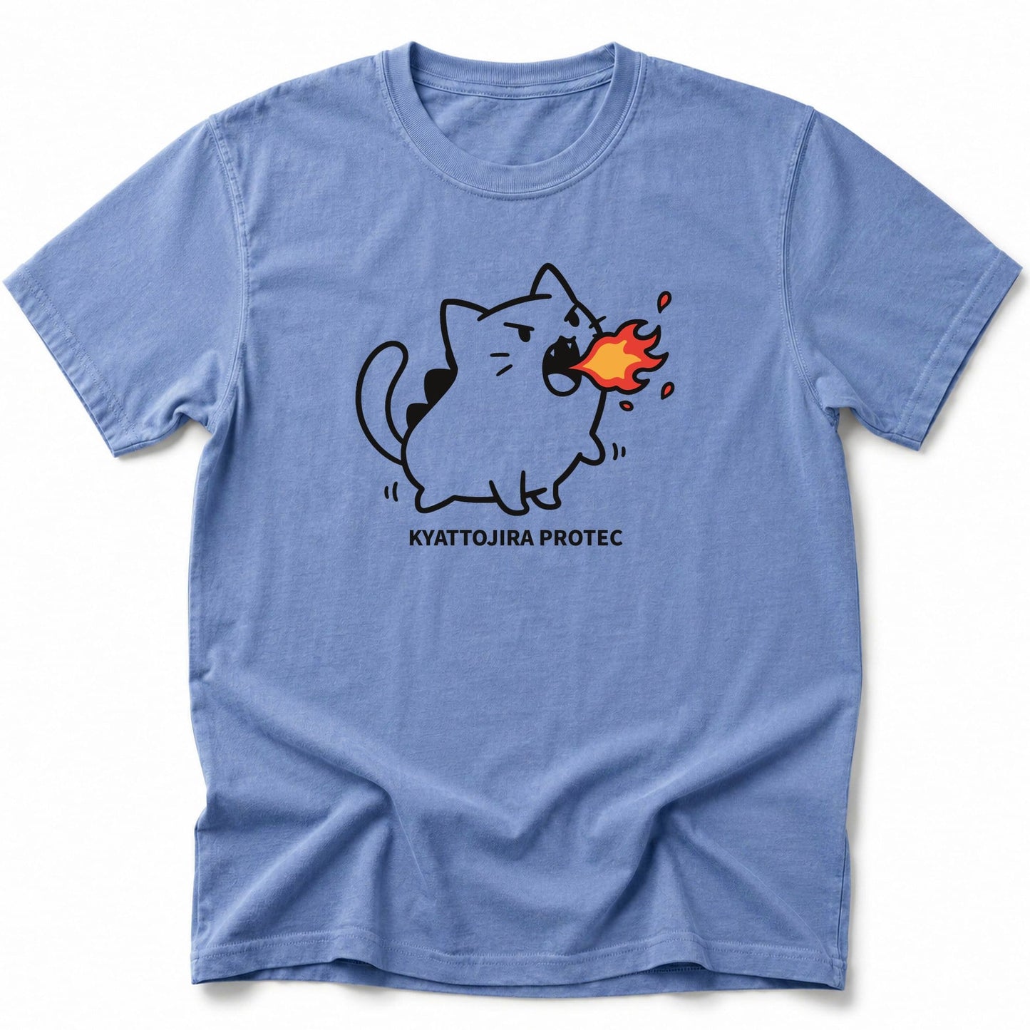 Kyattojira Protec T-Shirt Blue Jean / S 16751591204305126543 T-Shirt