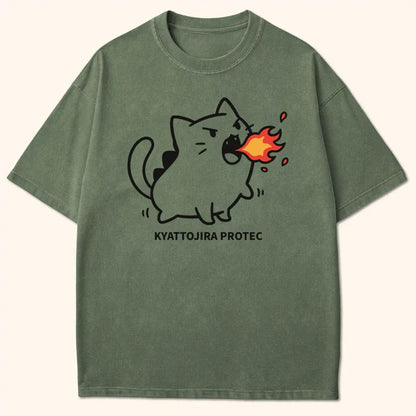 Kyattojira Protec T-Shirt Moss / S 25894954688765848649 T-Shirt