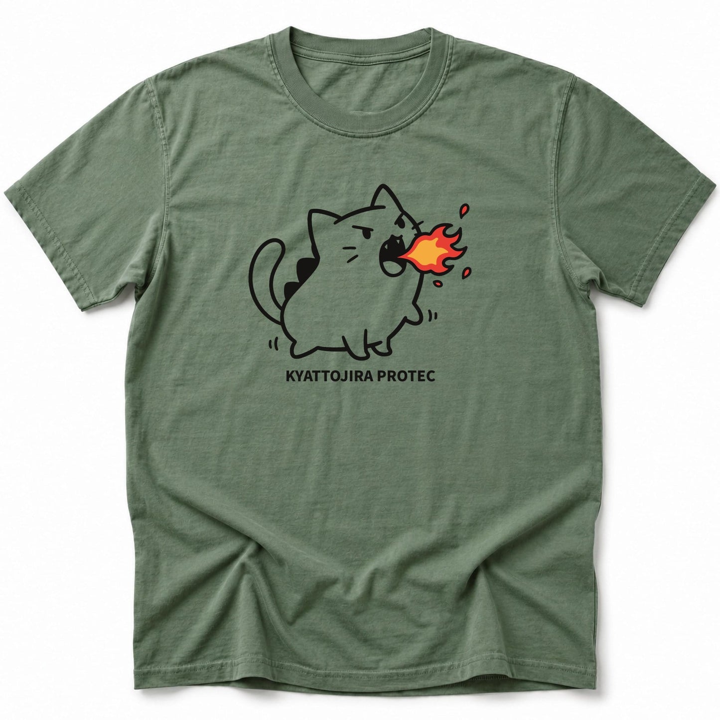 Kyattojira Protec T-Shirt Moss / S 25894954688765848649 T-Shirt