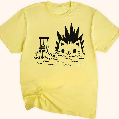 Kyattojira Pursuit Everyday Softstyle Tee Cornsilk / S 76027136111340799051 T-Shirt