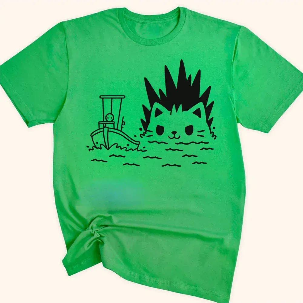 Kyattojira Pursuit Everyday Softstyle Tee Irish Green / S 16058264197004248601 T-Shirt