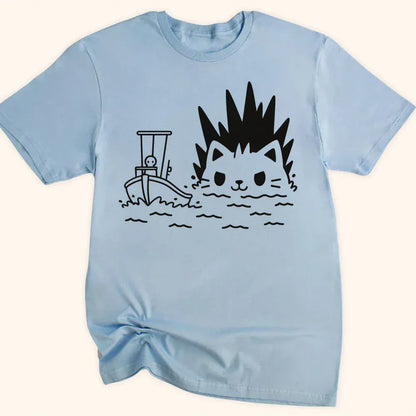 Kyattojira Pursuit Everyday Softstyle Tee Light Blue / S 20355600718225029949 T-Shirt