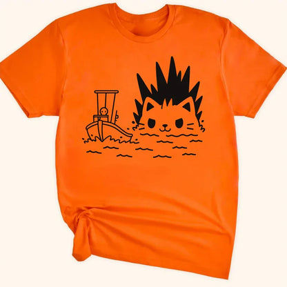 Kyattojira Pursuit Everyday Softstyle Tee Orange / S 35150817202977349395 T-Shirt