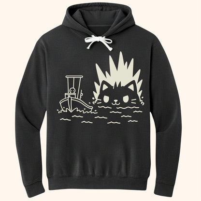 Kyattojira Pursuit Hoodie Black / S 37993928950864432839 Hoodie