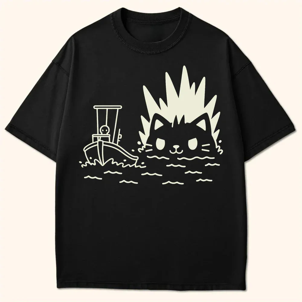 Kyattojira Pursuit T-Shirt Black / S 19736796957536685422 T-Shirt