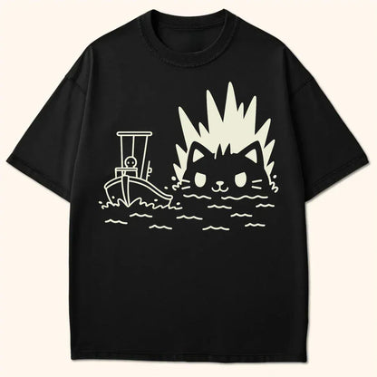 Kyattojira Pursuit T-Shirt Black / S 19736796957536685422 T-Shirt