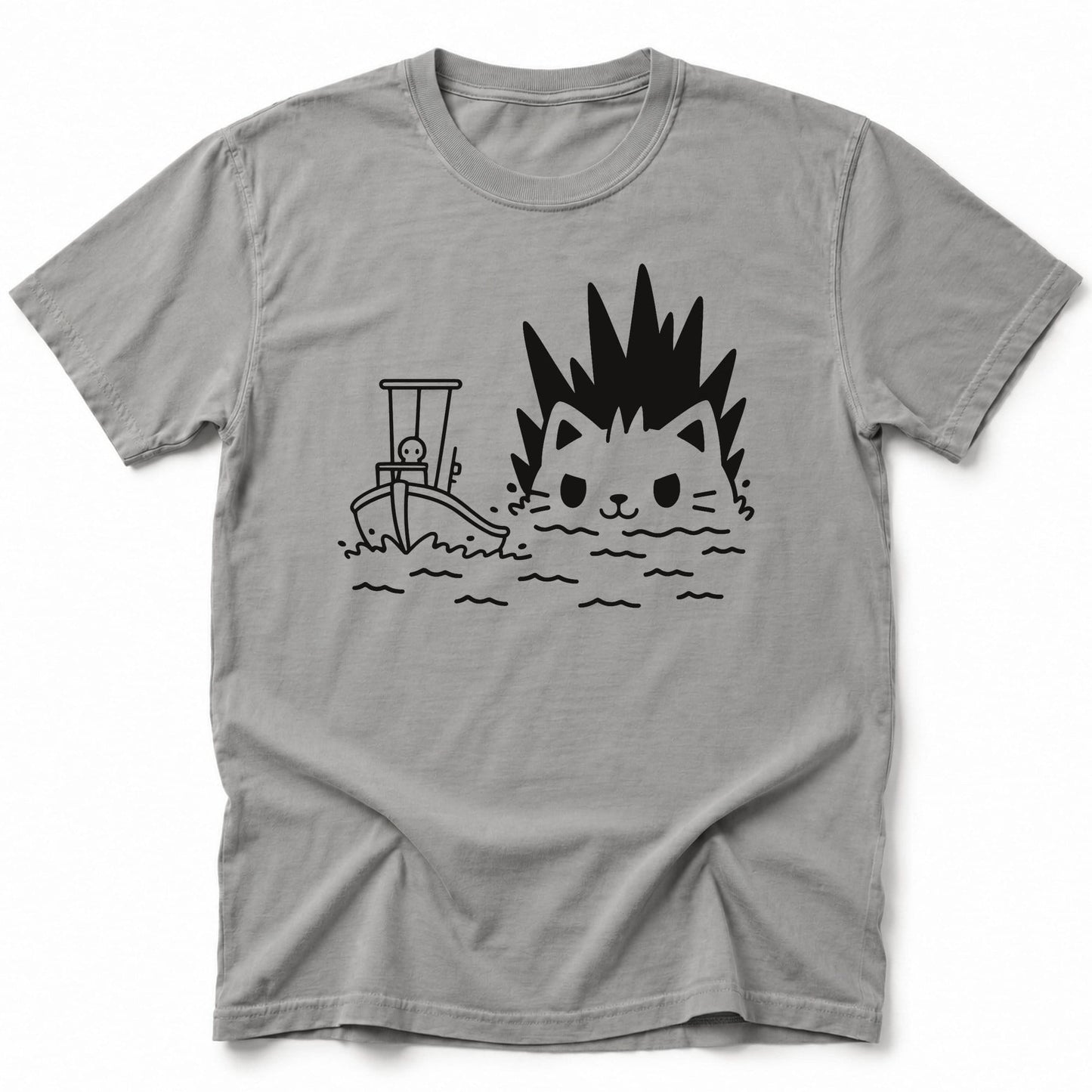 Kyattojira Pursuit T-Shirt Grey / S 97419641737970892266 T-Shirt