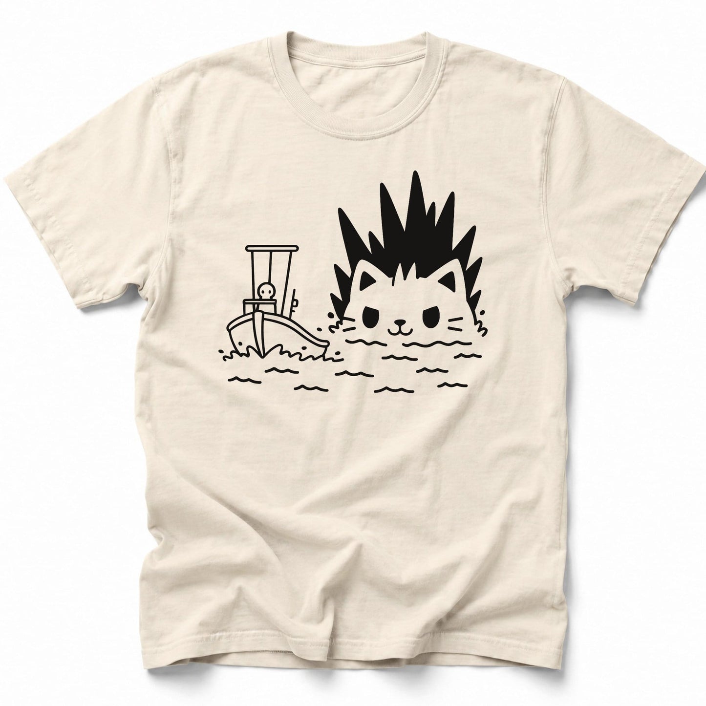 Kyattojira Pursuit T-Shirt Ivory / S 99888246084861437682 T-Shirt