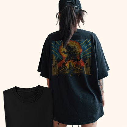 Kyattojira Rampage Back T-Shirt T-Shirt