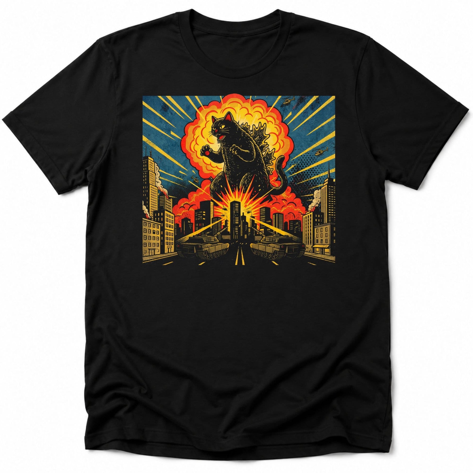Kyattojira Rampage Everyday Softstyle Tee Black / S 19449482105730649963 T-Shirt