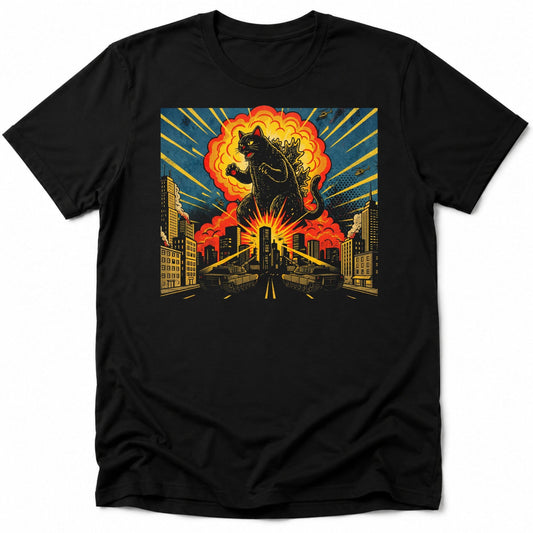 Kyattojira Rampage Everyday Softstyle Tee Black / S 19449482105730649963 T-Shirt
